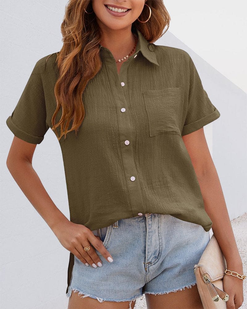 Larissa - Korte Mouw Blouse