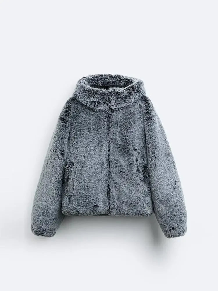 UrbanPlush™ – Unisex Faux Fur Jas