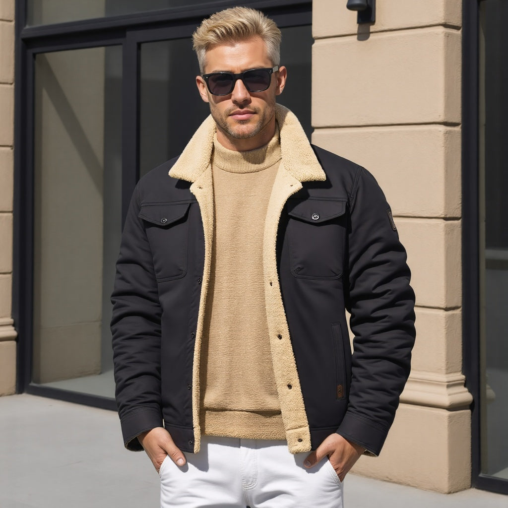 Ryan- Vintage bomber jacket voor heren