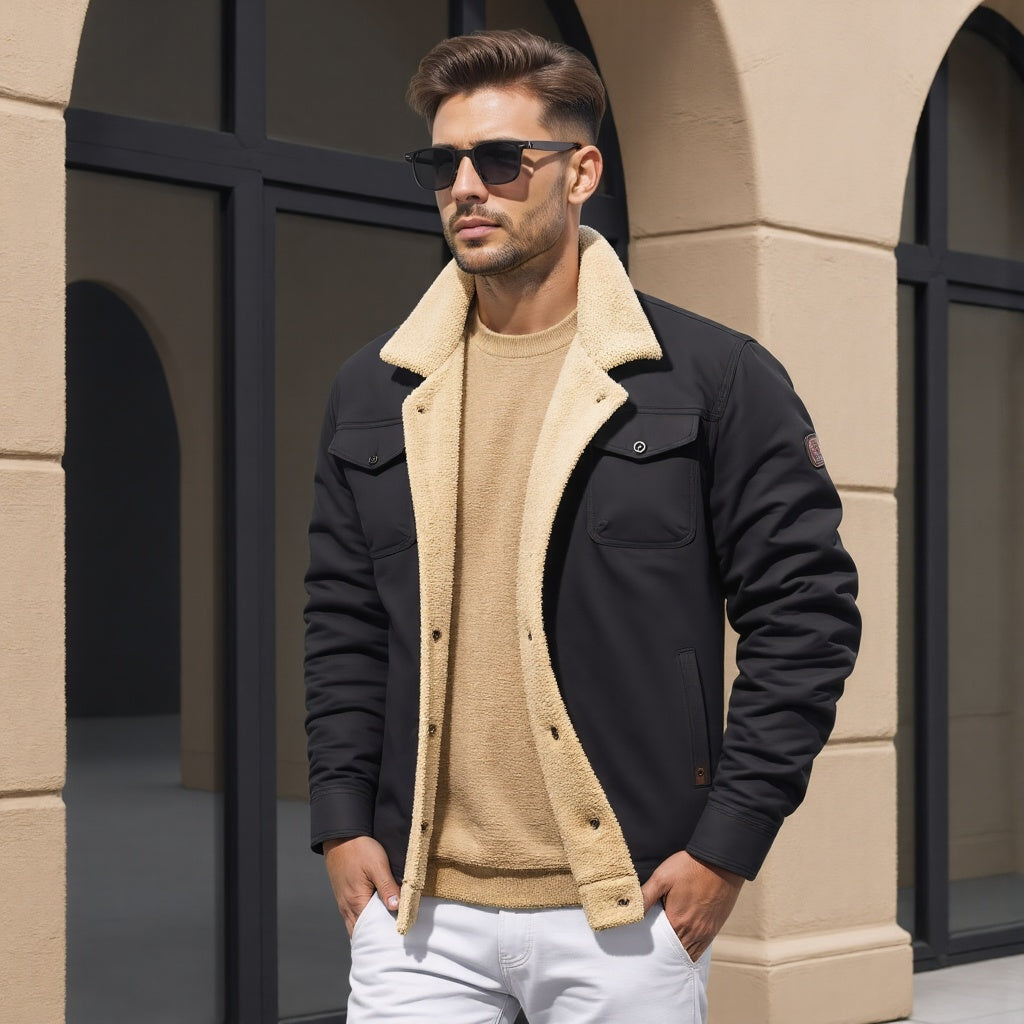 Ryan- Vintage bomber jacket voor heren