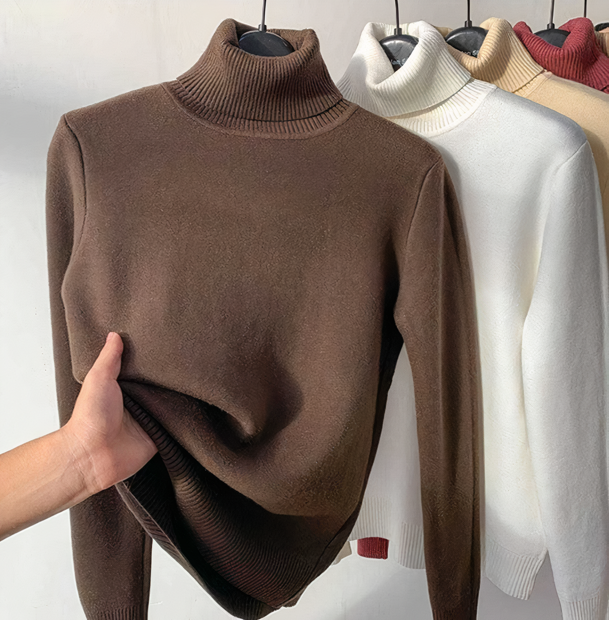ThermiLuxe™ – Fleecegevoerde Coltrui voor Dames
