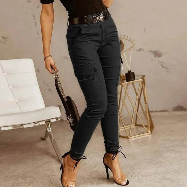 Cleo - Dames Cargo Jeans