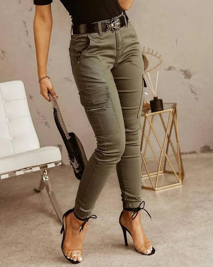 Cleo - Dames Cargo Jeans