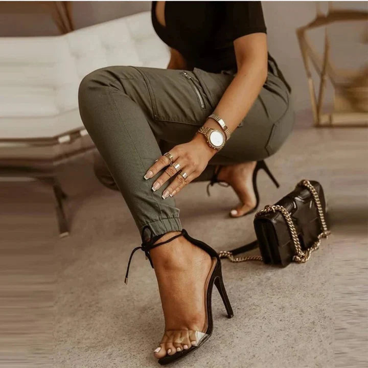 Cleo - Dames Cargo Jeans