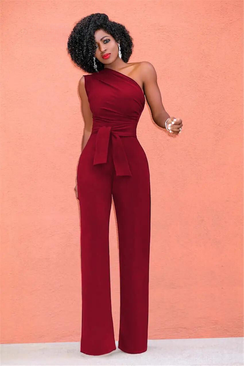 Floor - One Shoulder Jumpsuite