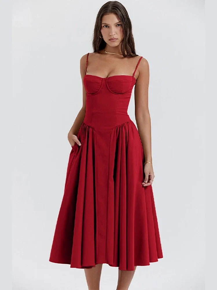 Emily - Elegante mouwloze jurk