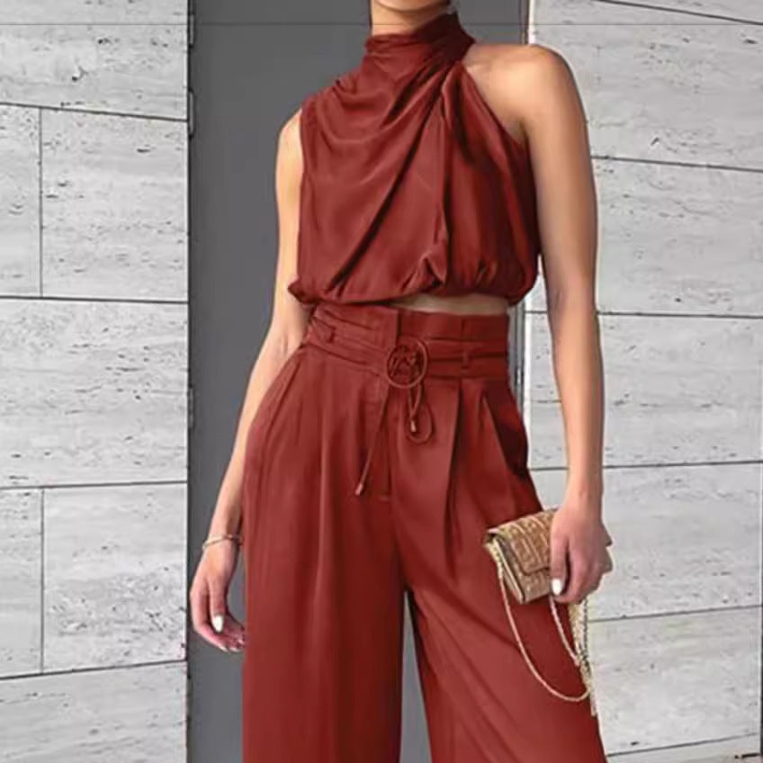 Diana – 2-Delige Set Cropped Top & Pantalon