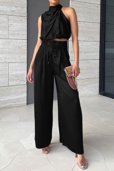 Diana – 2-Delige Set Cropped Top & Pantalon
