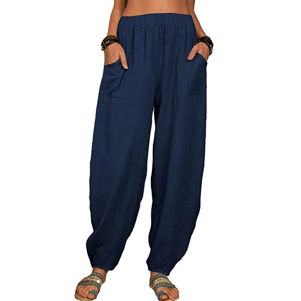 Loua - Luchtige Linnen Broek