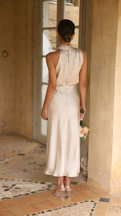Lieke - Elegante Satijnen Jurk