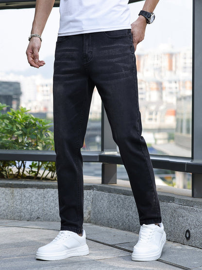 UrbanEase™ – Straight Fit Stretch Jeans voor Heren
