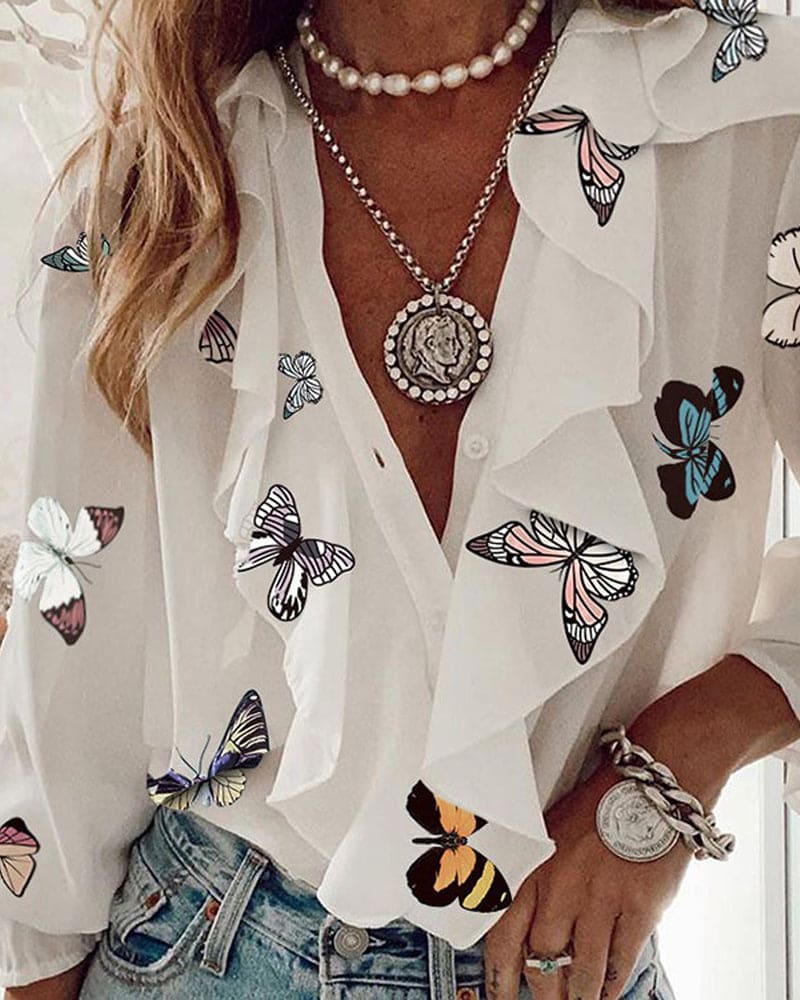 Ilse - Vrolijke Flair Blouse