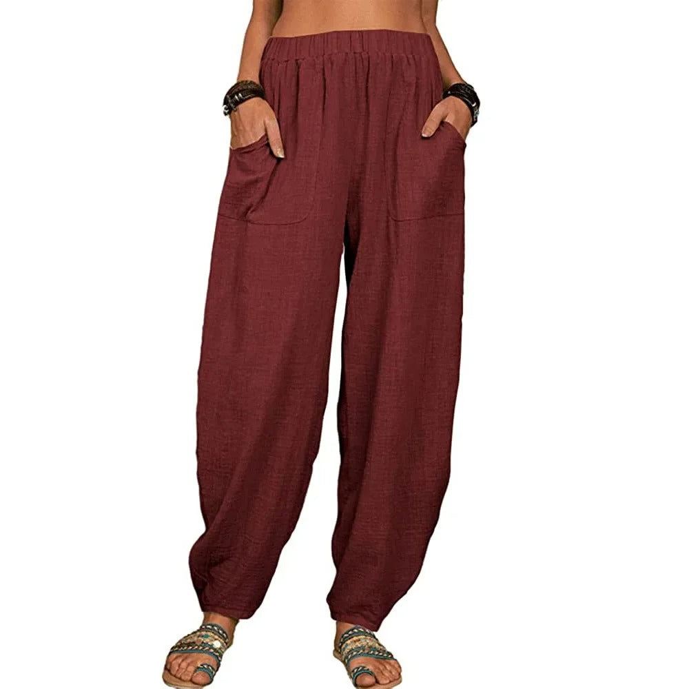 Loua - Luchtige Linnen Broek