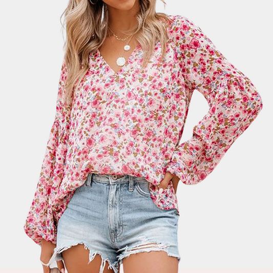 Lilianne- Damesblouse Lange Mouwen