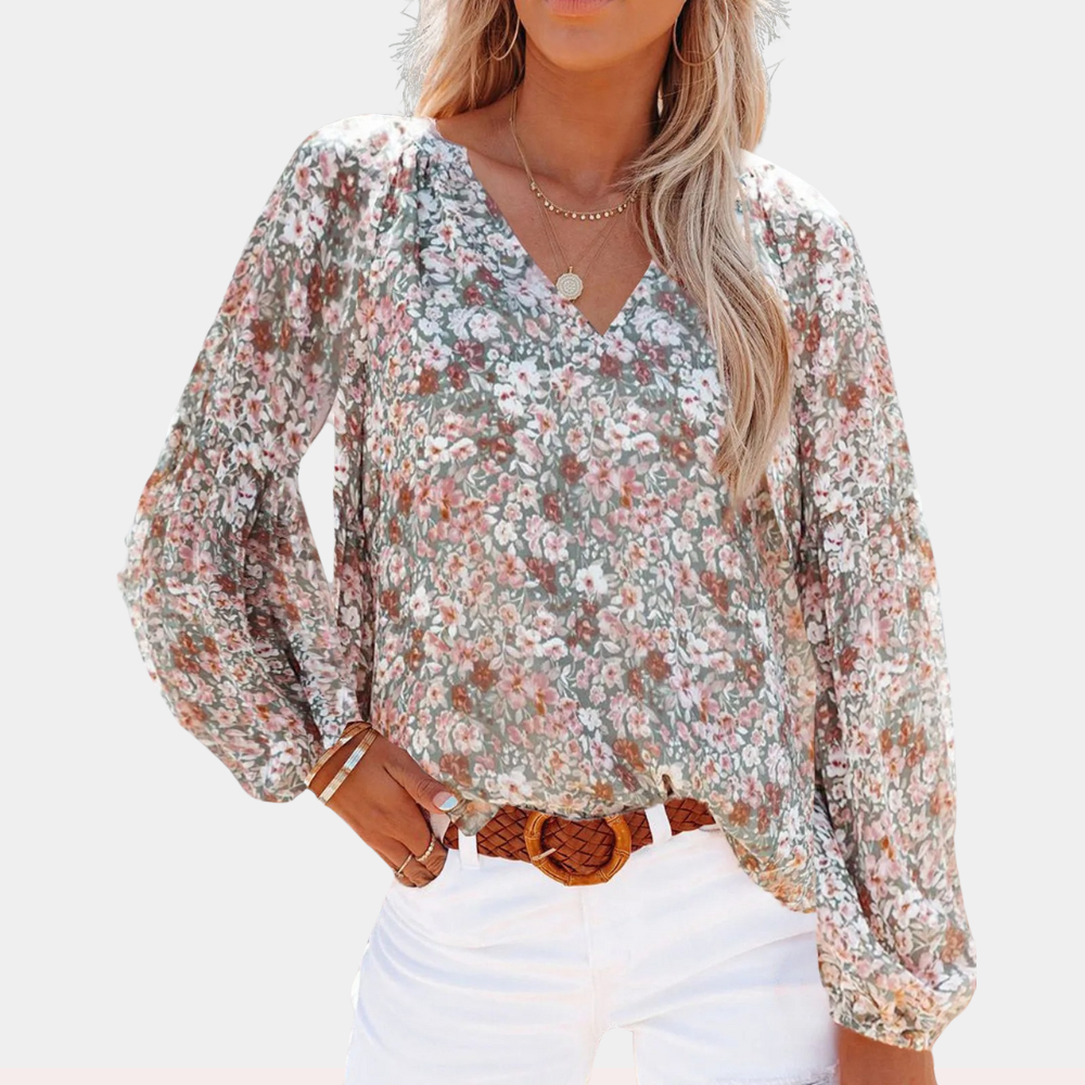 Lilianne- Damesblouse Lange Mouwen