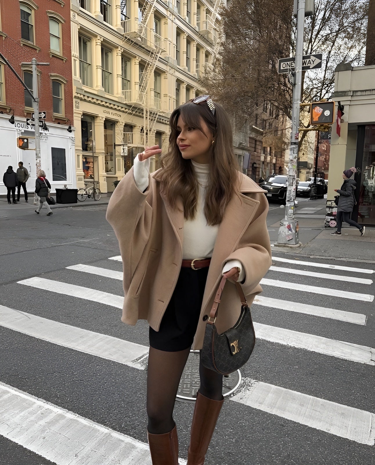 Zoë - Trendy wollen jas