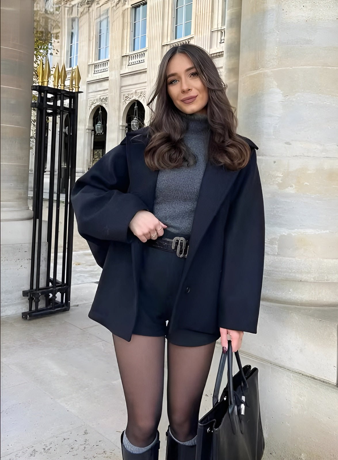 Zoë - Trendy wollen jas