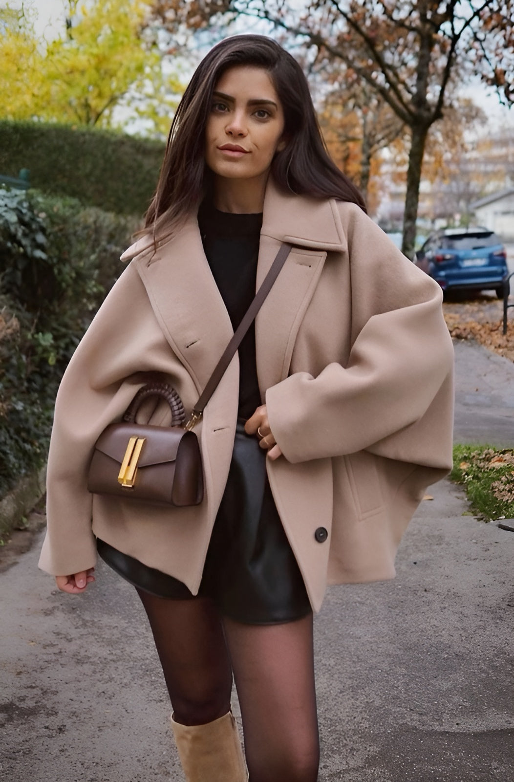 Zoë - Trendy wollen jas
