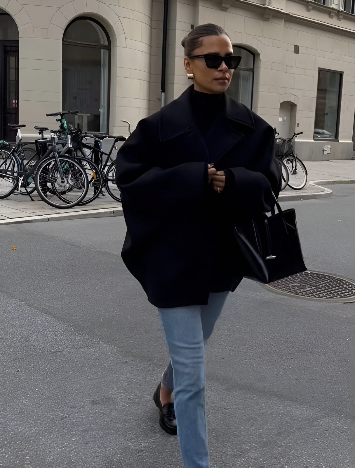Zoë - Trendy wollen jas