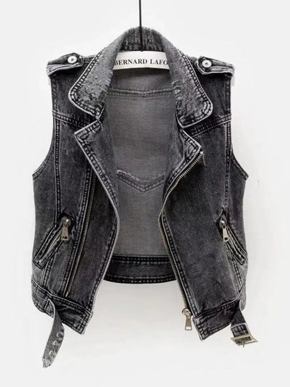 Lizzy - Denim Gilet