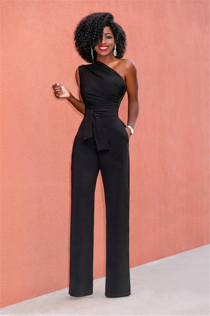 Floor - One Shoulder Jumpsuite