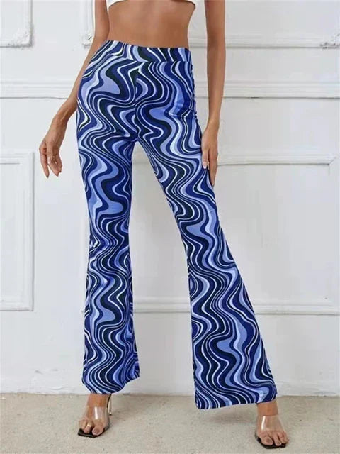 Lynn -Trendy flare broek hoge taille