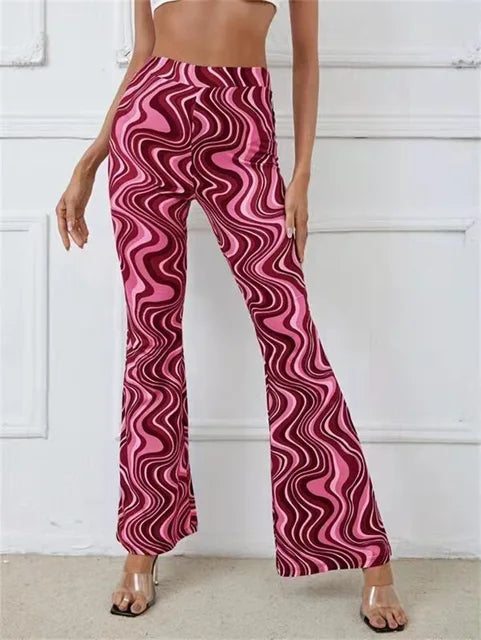 Lynn -Trendy flare broek hoge taille