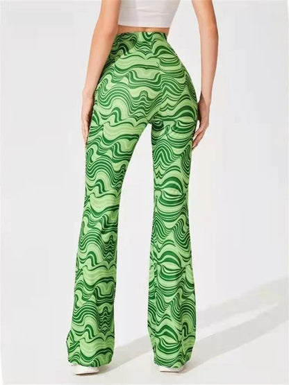 Lynn -Trendy flare broek hoge taille