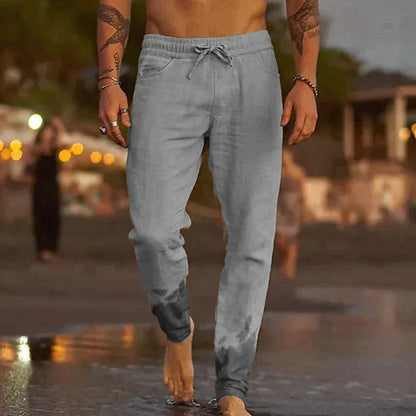 Cas - Casual linnen broek voor heren