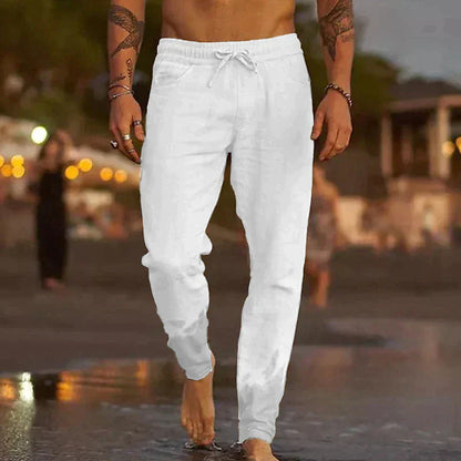 Cas - Casual linnen broek voor heren