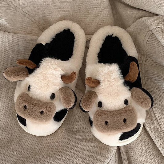 MooMooSnugs™ – Ultra Zachte Koeienpantoffels voor Dames