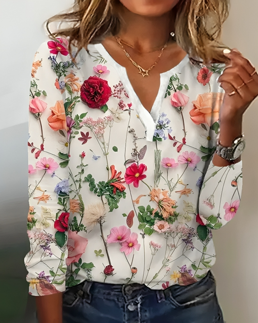 Rosie - Bloemen Blouse