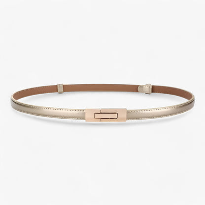 Joan - Slanke leren riem - Elegant en veelzijdig
