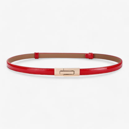 Joan - Slanke leren riem - Elegant en veelzijdig
