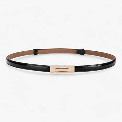 Joan - Slanke leren riem - Elegant en veelzijdig