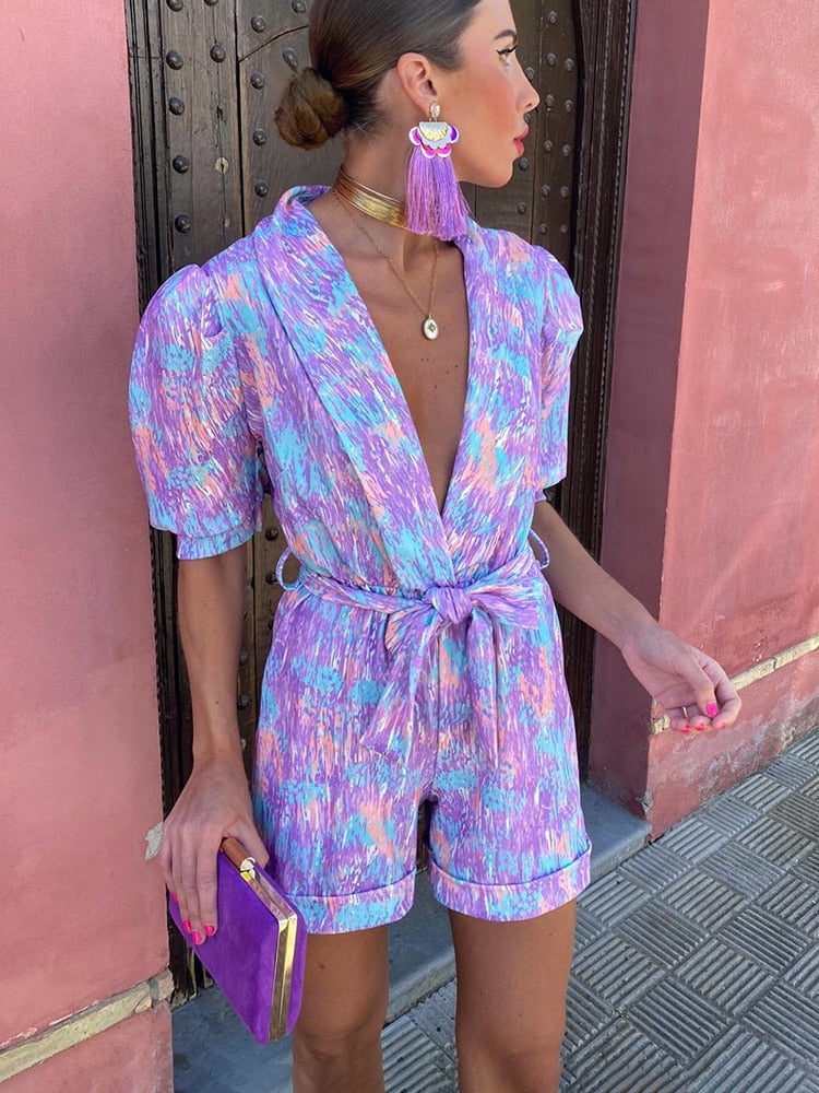 Maud - Kleurrijke Jumpsuit