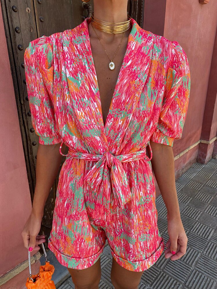 Maud - Kleurrijke Jumpsuit