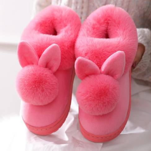 FuzzyHops™ – Fluffy Bunny Pantoffels voor Dames
