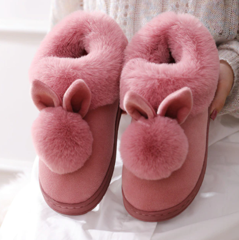 FuzzyHops™ – Fluffy Bunny Pantoffels voor Dames