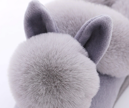 FuzzyHops™ – Fluffy Bunny Pantoffels voor Dames