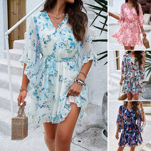 Ivy – Jurk met Bloemenprint