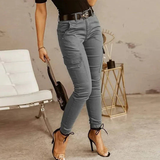 Cleo - Dames Cargo Jeans