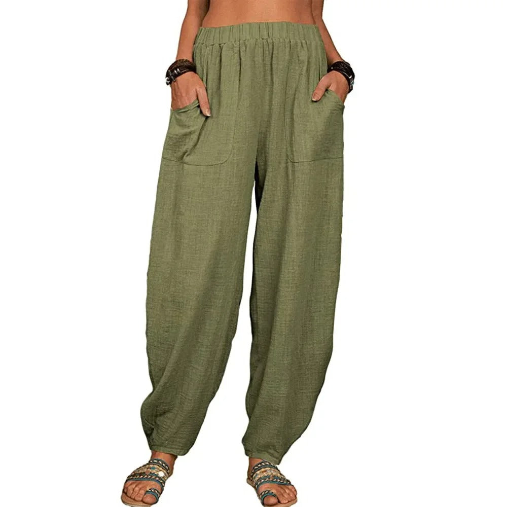 Loua - Luchtige Linnen Broek