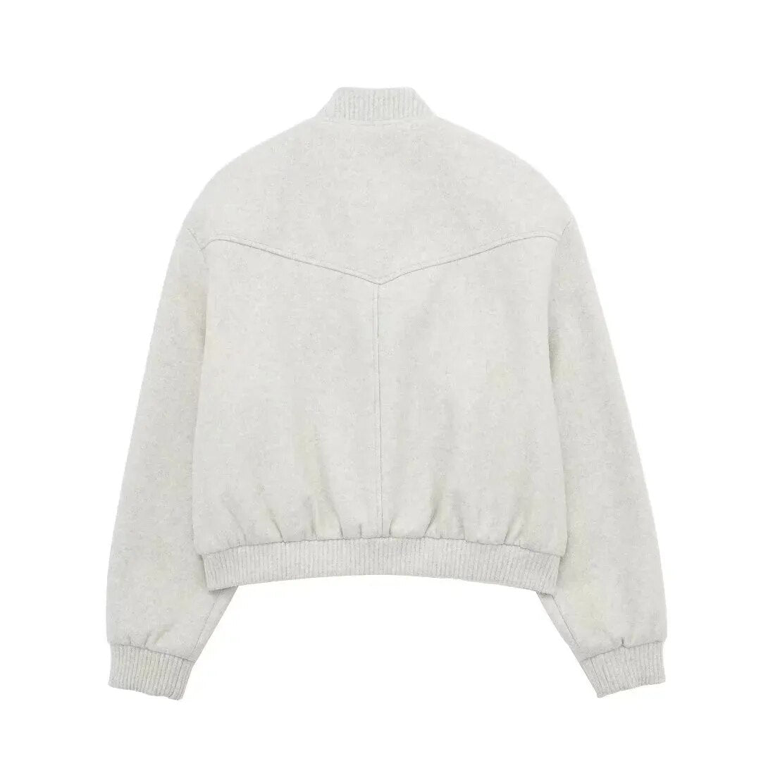 Amy - Chique Cropped Bomber