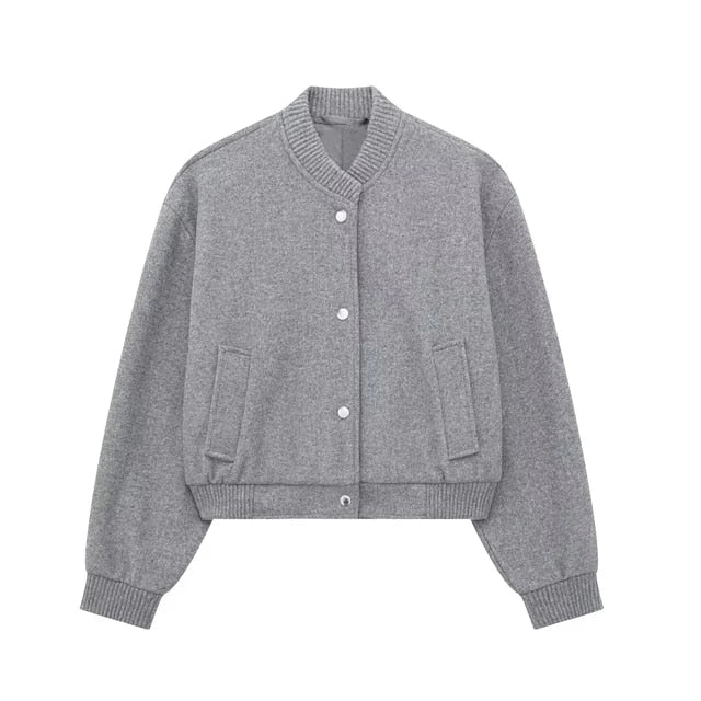 Amy - Chique Cropped Bomber