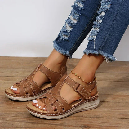 Noor - Lerenlook Sandalen