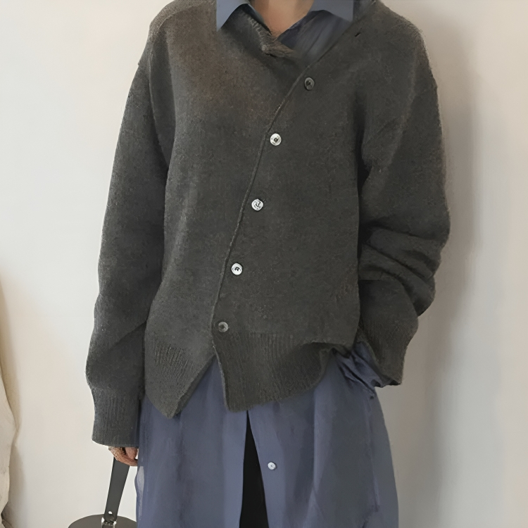 Imani - Comfortabel Ovesized Knoopvest