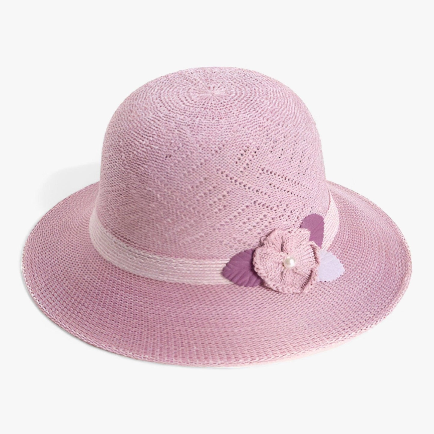 Luna - Zonnehoed met parelbloemen