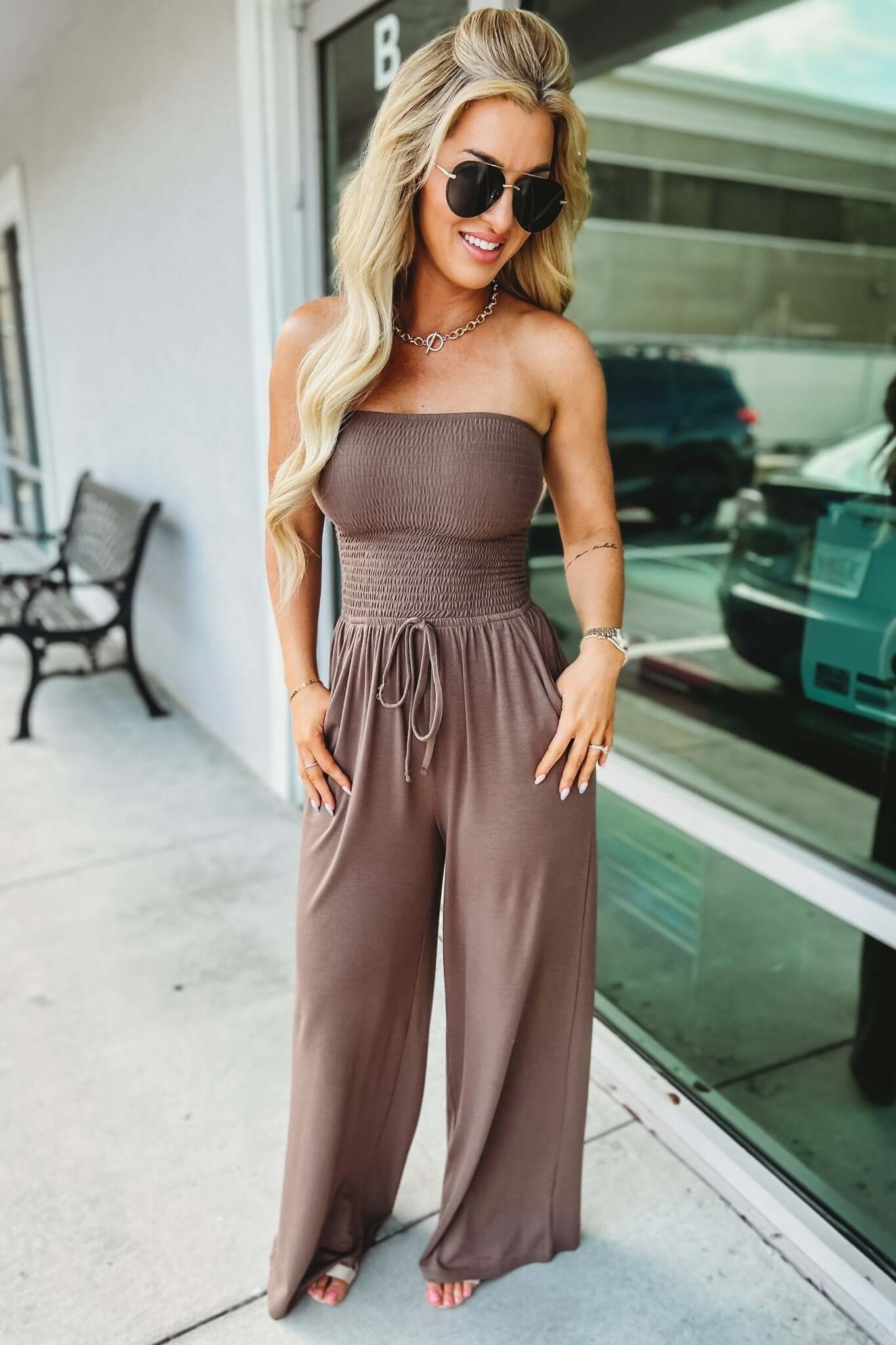 Lisbeth - Off-Shoulder Jumpsuit